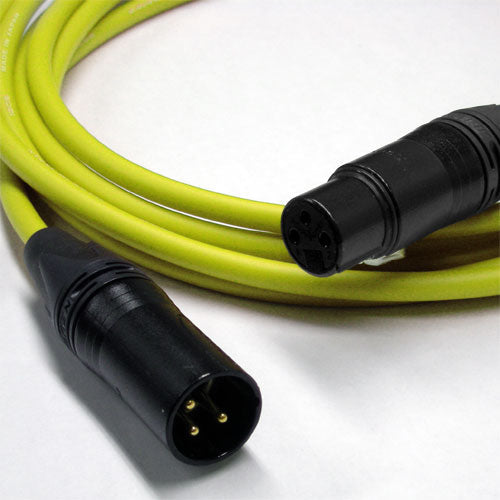 Canare Star Quad XLR Microphone Cable Black/Gold 100 FT