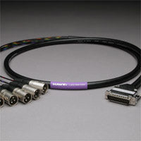 Canare Analog Audio Snake Cable 25Pin DSub to 8 XLR Male 35 FT