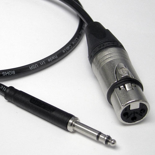 FLEXYGY Bantam Audio Adapter Cable Bantam TT to XLR Female 2 FT