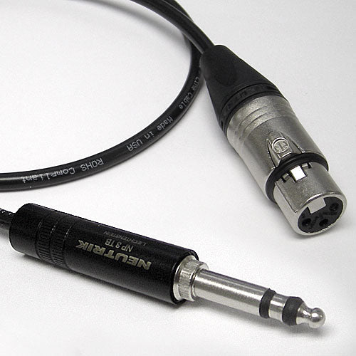 FLEXYGY 1/4" Patch Audio Adapter Cable to XLR Female, 5 FT