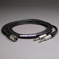 Canare Audio Insert Cable XLR Male to 2 1/4" TS Male 6 FT