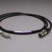 Canare Audio Interconnect XLR Female to 3.5mm TRS Male 2 FT
