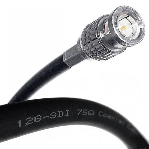 Canare 12G-SDI 4K UHD 21AWG Single Channel BNC Cable 6 FT