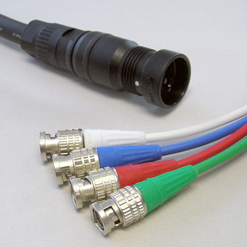 Canare 4K 4-Channel HD-SDI Video Cable DIN Female to BNC Male 40M