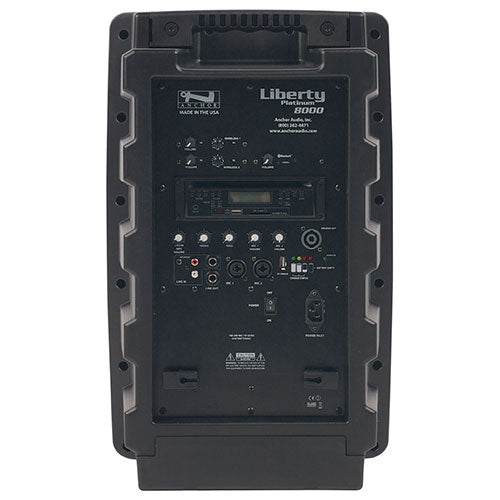 Anchor Audio LIB-8000CU2 Liberty Platinum Sound System w/ Bluetooth + CD/MP3 + 2 Wireless