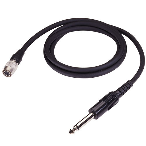 Audio-Technica AT-GcW Hi-Z Guitar Cable 1/4" to UniPack Transmitter
