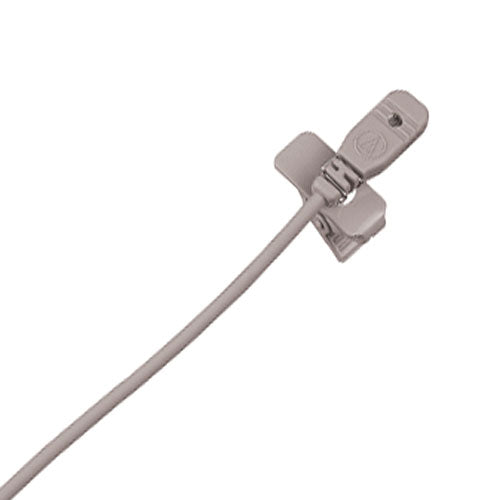 Audio-Technica Pro MT830cW-TH Omnidirectional Condenser Lavalier Microphone, Beige