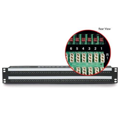 Audio Accessories WEP-9615-SH 2x48 1.5RU Shorti Quick-Switch Patchbay to EDAC