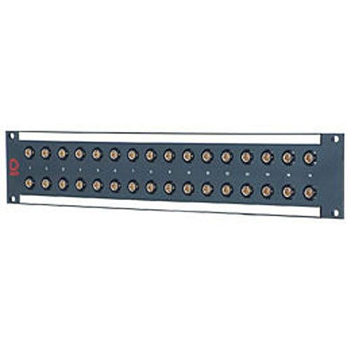 AVP BNC Feedthru Panel Semi Recessed 2x20 2RU 40 3GHz