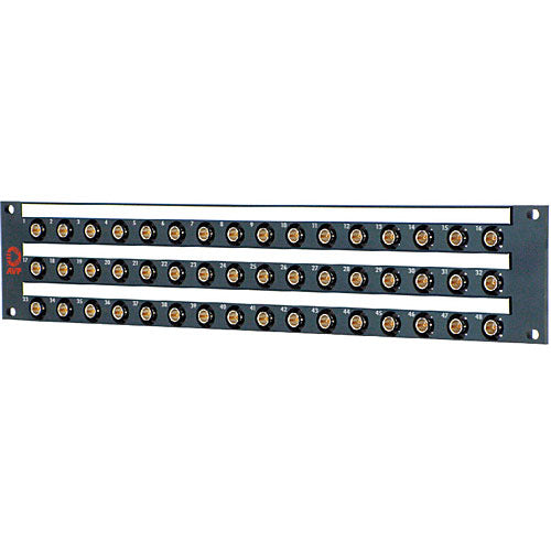 AVP BNC Feedthru Panel Semi Recessed 3x16 2RU 48 3GHz