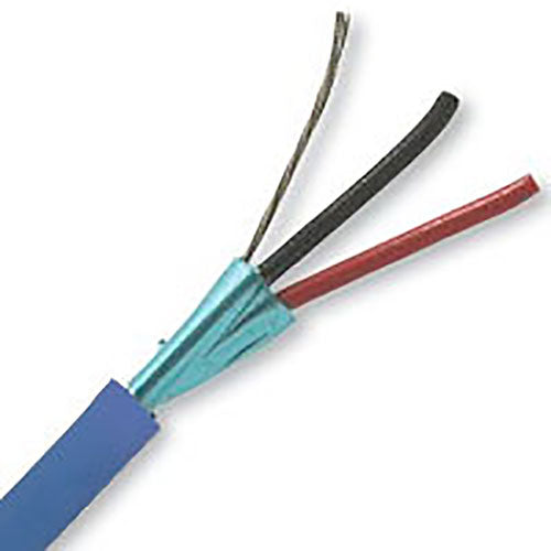 Belden 1503A Single Pair 22AWG Audio Cable, Blue 1000 FT