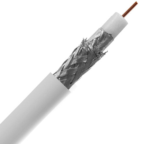 Belden 1505A Precision RG-59 20AWG SDI Video Coax, White 1000 FT