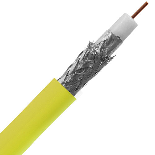 Belden 1505A Precision RG-59 20AWG SDI Video Coax, Yellow 1000 FT