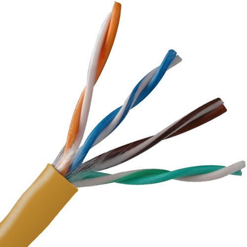 Belden 1583A Cat5E DataTwist 24AWG Solid 4PR U/UTP PVC Orange 1000 FT Box
