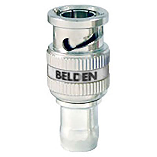 Belden 1794ABHD1 75-Ohm RG-7 BNC HD Connector, 1-Piece Broadcast Compression Connector - 50 PACK