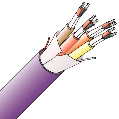 Belden 1000 Aes/Ebu 4Pr 24G Foil Violet