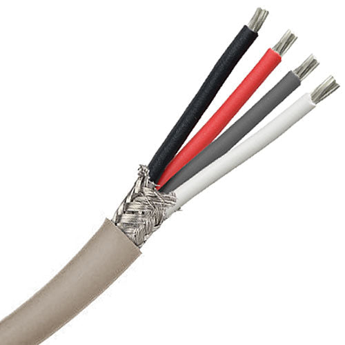 Belden 7825P Composite HD Camera Electrical Cable, Plenum - Black, 1000 FT