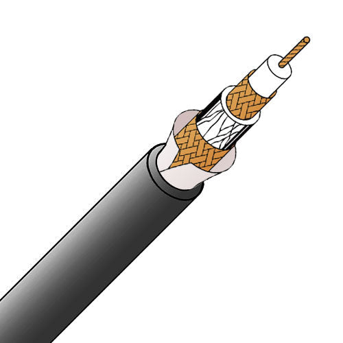 Belden 9232 Triaxial Video Cable RG-11/U, 15 AWG Stranded - 1000 FT