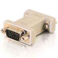 HD15 Male to Female VGA Port Saver Adapter