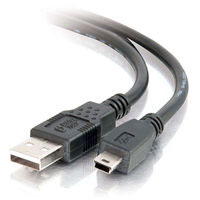 USB 2.0 A to Mini-b Cable Black 2 Meter