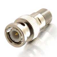 CAB27289 - BNC Male to F-Type Female Adapter