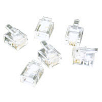 RJ11 6x4 Modular Plug for Flat Stranded Cable - 100pk