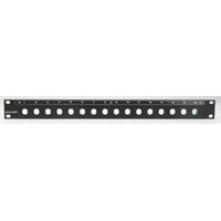 Canare 161U A/V Panel 1Ru 16 Position Chassis Mount Blank Panel