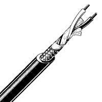 Canare L-2T2S 2-Conductor Microphone Cable, 23 AWG, Braid Shield - Per Foot