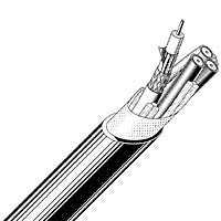 Canare V3-5CFB 3-Channel SDI RG6 Coax 18AWG Braid - Per FT