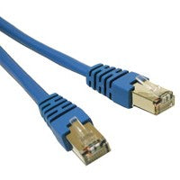 Cat5e Patch Cable Shielded Blue - 75Ft