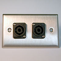 HAVE 1Gang Stainless Wallplate 2Nl2mp