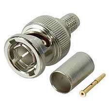 Kings 2065-10-9 75-Ohm BNC Male for Belden 1694A