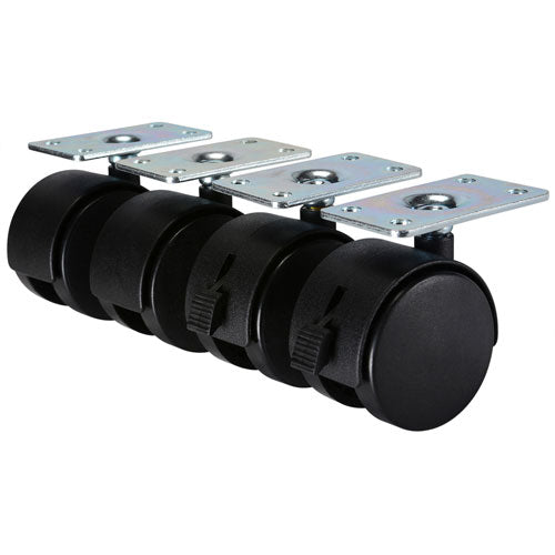 MA Laminate Racks Wheel Kit-2 Loc