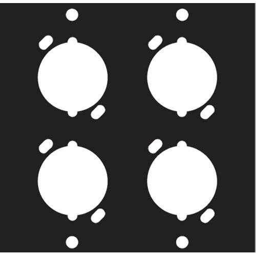 Middle Atlantic Universal 4 Hole Plate