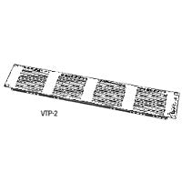 Mid Atlantic 1Ru Slotted Vent Panel