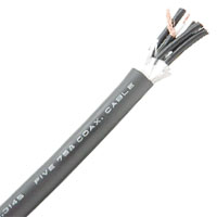 MOGAMI W3145 5-CH RGB COAX CAB BLA 500F