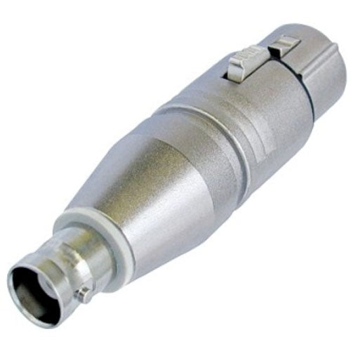 Neutrik NA2FBNC 3-Pole XLR Female to BNC Female Circular Adapter
