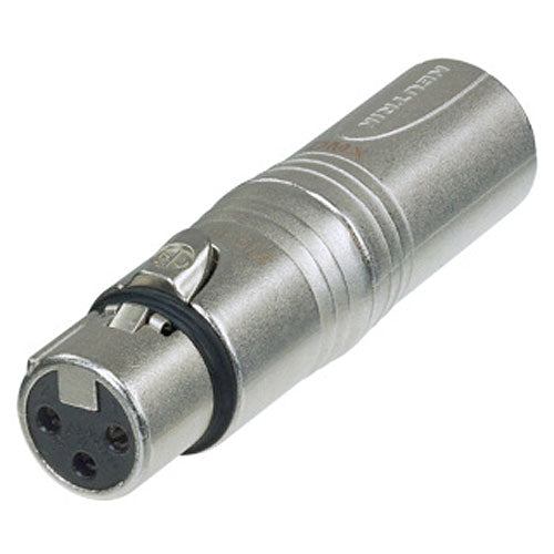 Neutrik DMX Lighting Adapter 3-Pin XLR Female to 5-Pin XLR Male
