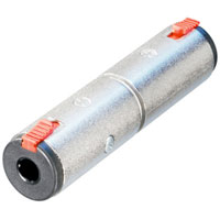 Neutrik NA3JJ 1/4" TRS Locking Jack to 1/4" TRS Locking Jack
