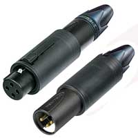 Neutrik NC3FMCB convertCON Unisex XLR Black/Gold