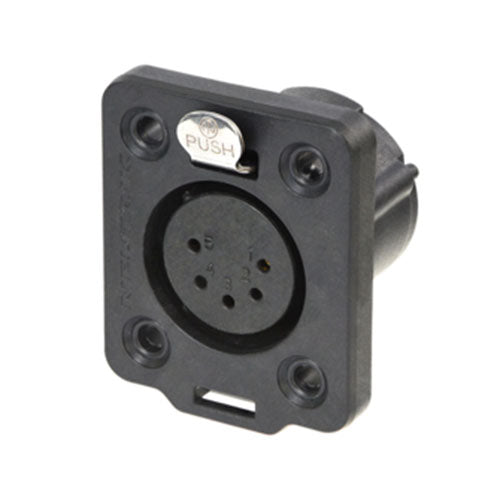 Neutrik NC5FDX-TOP 5 pole Female Chassis Connector, True Outdoor Protected (TOP)