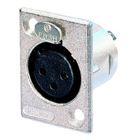 Neutrik NC7FP-1 7-Pole XLR Female Receptacle Nickel/Silver