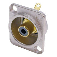 Neutrik NF2D Phono (RCA) Female Chassis Connector, Nickel Housing