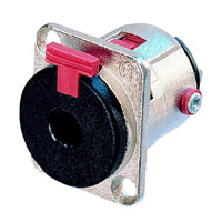 Neutrik NJ3FP6 Locking 1/4-inch Phone Jack D-size Shell Nickel Metal Housing Silver Contacts