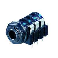 Neutrik Rean NYS216 1/4" TRS Right Angle PCB Mount Female