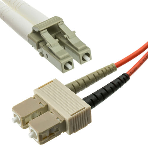 OCC FO Cable 50/125 Multimode OM2 LC-SC Duplex, Orange, 1M