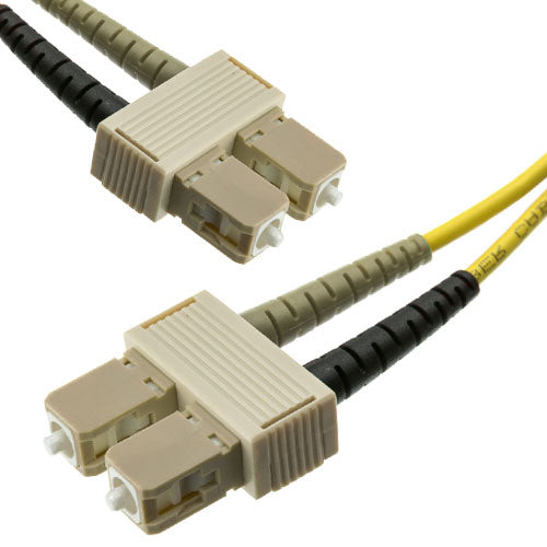 OCC FO Cable 9/125 Singlemode SC-SC Duplex, Yellow, 1M