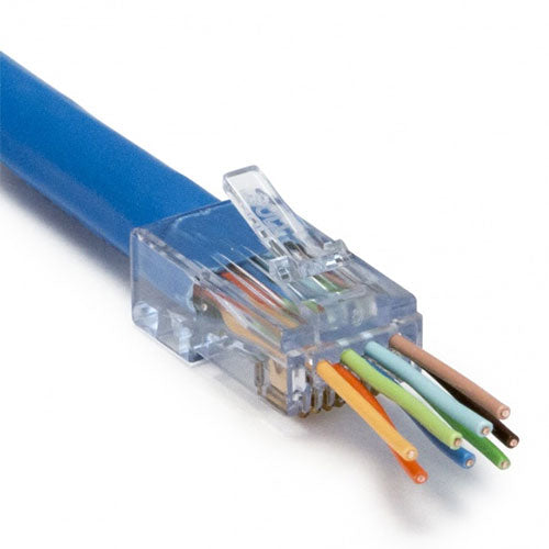 Platinum Tools 202044J ezEX-RJ45 EX44 10G RJ45 Connectors - Jar of 100