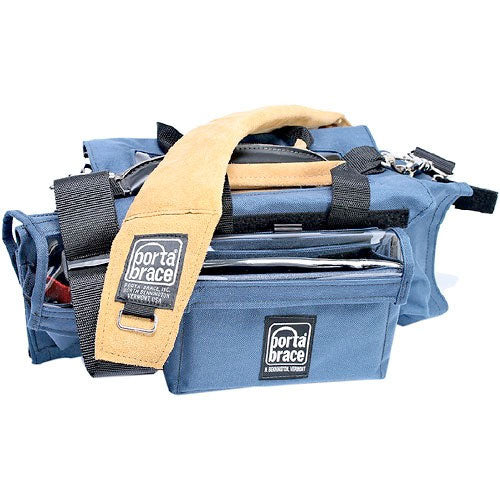 PortaBrace A0-1X Audio Equipment Organizer - Blue