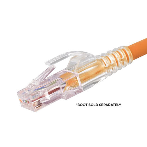 SIMPLY45 S45-1700 Cat6/6a Unshielded Staggered Pass Through RJ45, Red Tint, 100pc/Jar